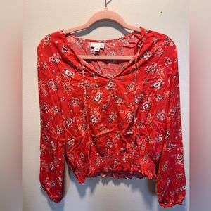 Floral blouse, size medium